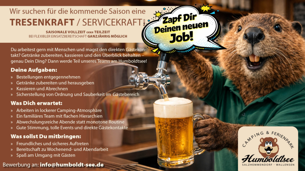 Jobs Fernseher Tresen